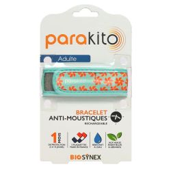 Para’Kito Bracelet anti-moustiques rechargeable adulte Fun étoiles + 2 recharges