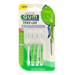 Gum Trav-ler 4 brossettes interdentaires 1.1 mm n°1414