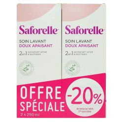 Saforelle Soin lavant intime & corporel bardane 2x250ml