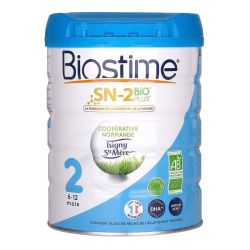 Biostime Lait 2ème âge 6-12 mois SN-2 bio plus 800g