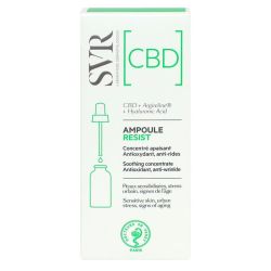 SVR CBD Ampoule Resist concentré apaisant antirides visage 30ml