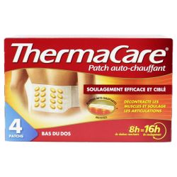 Thermacare 4 patchs auto-chauffants bas du dos