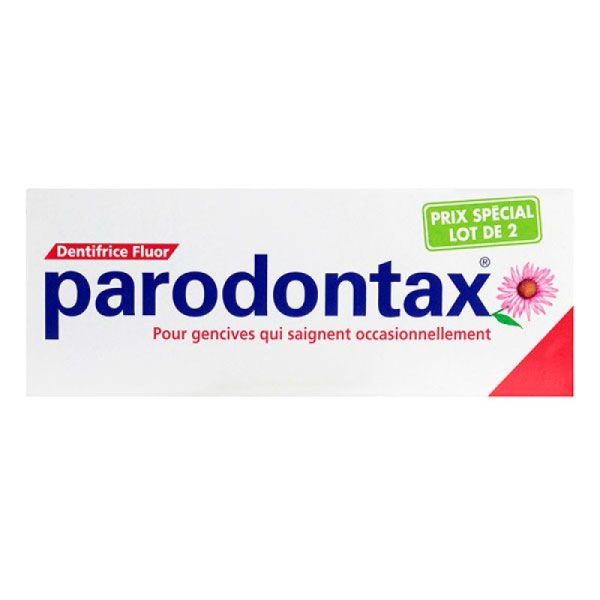 Parodontax Dentifrice fluor 2x75ml