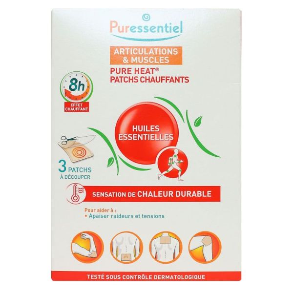 Puressentiel Patchs chauffants articulations aux 14 huiles essentielles 3