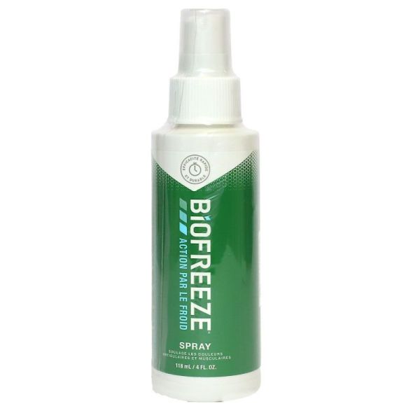 Biofreeze Action par le froid spray antalgique 118ml