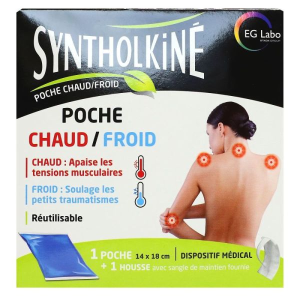 Syntholkiné Poche chaud froid 14 x18 cm réutilisable
