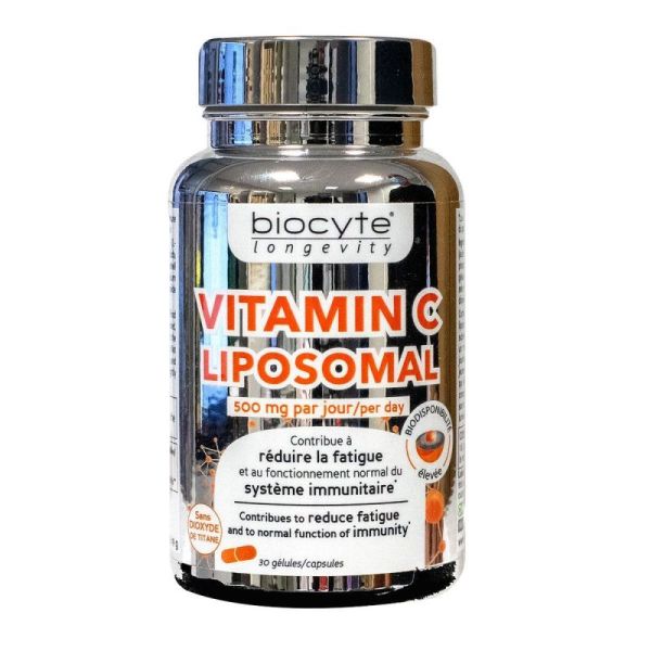 Biocyte Longevity Vitamine C liposomal 30 gélules