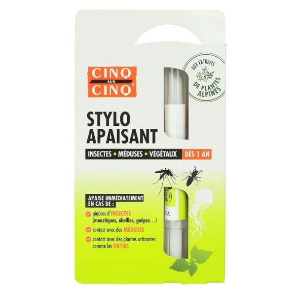 Cinq/Cinq Stylo apaisant insectes méduses végétaux 2ml