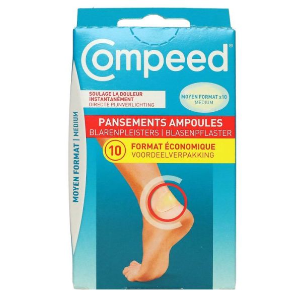 Compeed pansements ampoule moyen format 10