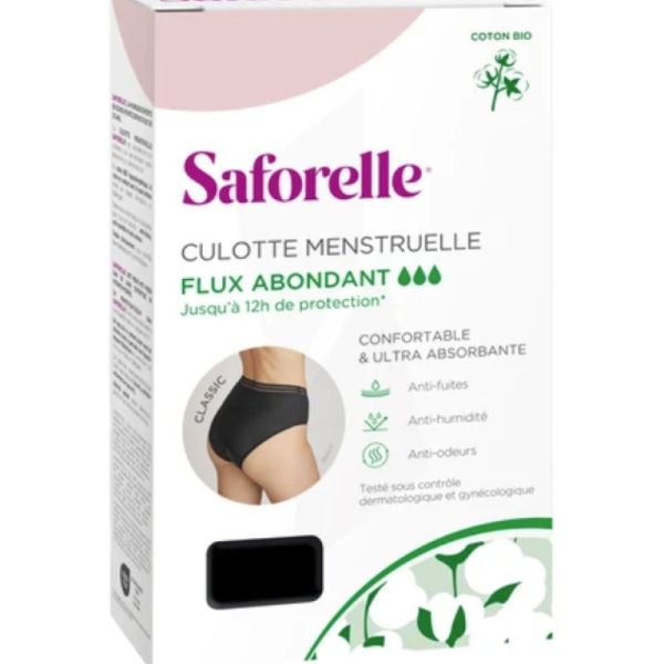 Saforelle Classic culotte menstruelle flux abondant T42