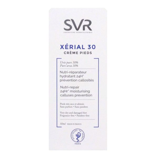 SVR Xérial 30 crème pieds 50ml