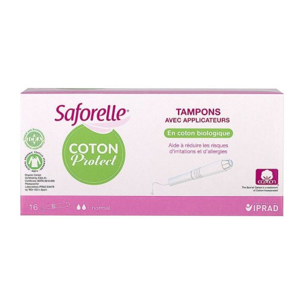 Saforelle Tampons avec applicateur Normal x16