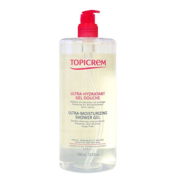 Topicrem Ultra-hydratant gel douche 1 litre