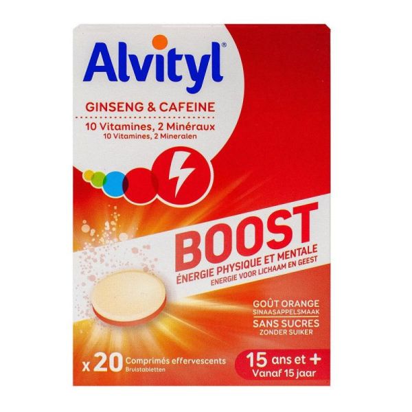 Alvityl Boost 20 comprimés effervescents