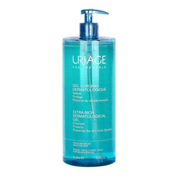 Uriage Gel nettoyant surgras dermatologique 1000ml