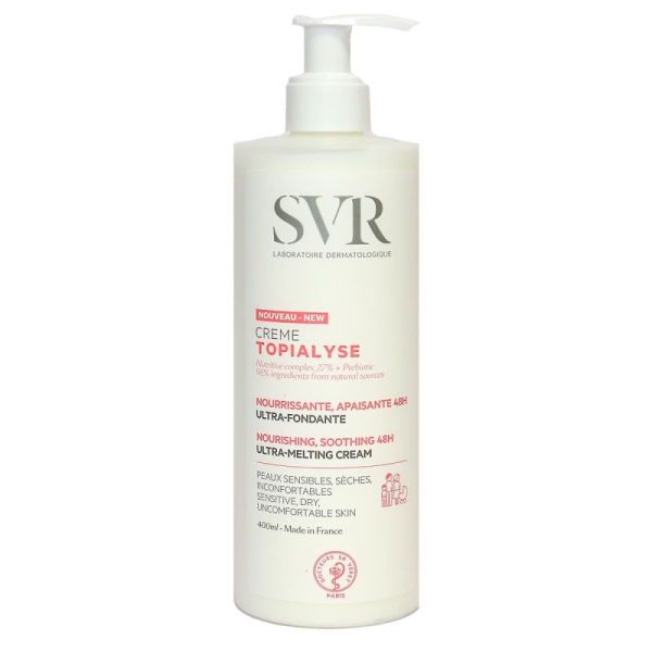 SVR Topialyse crème nourrissante apaisante 48h 400ml