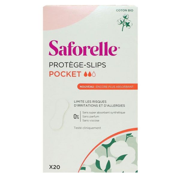 Saforelle Protege-Slip Pocket 20 slips