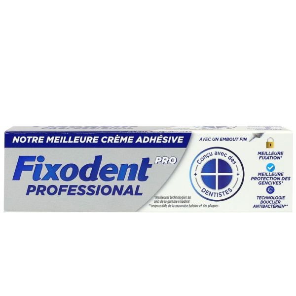 Fixodent Pro Professional crème adhésive 40g