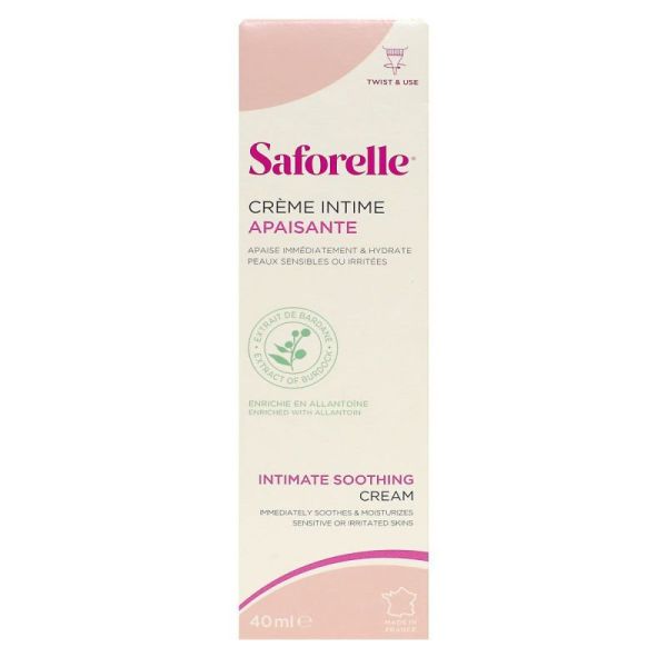 Saforelle Crème apaisante intime 40ml