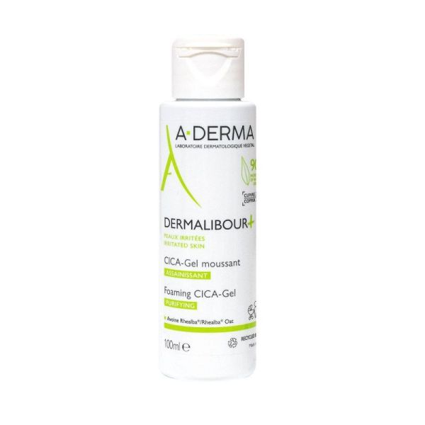 A-Derma Dermalibour+ Cica-gel moussant assainissant 100ml