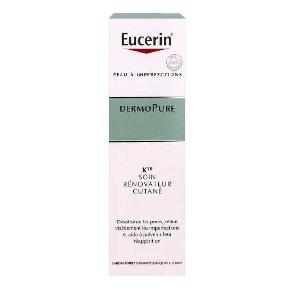 Eucerin DermoPure K10 soin rénovateur cutané 40ml