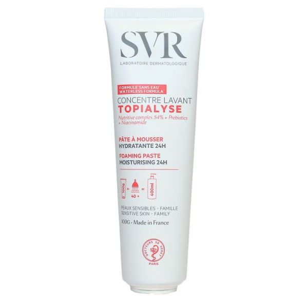 SVR Topialyse pâte à mousser hydratante 24h 100g
