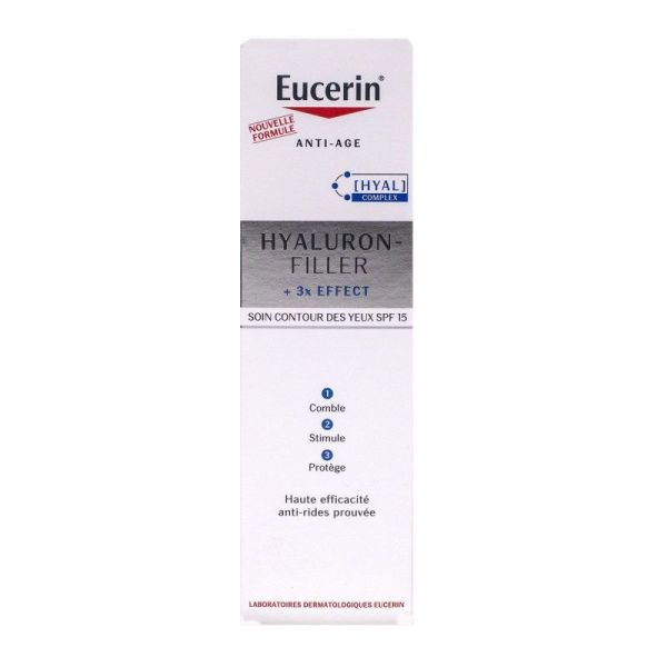 Eucerin Hyaluron-Filler 3X Effect contour des yeux SPF15 15ml