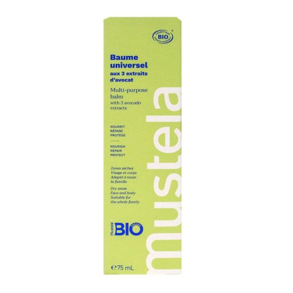 Mustela Baume universel aux 3 extraits d'avocat bio 75g