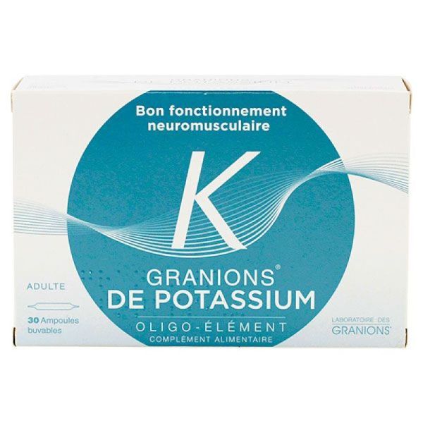 Granions Granions de Potassium 30 ampoules