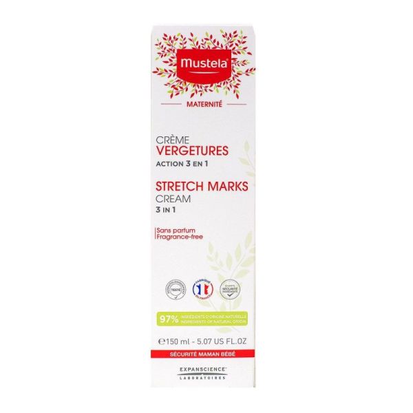 Mustela Maternité crème vergetures action 3en1 150ml