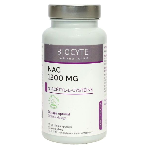 Biocyte Longevity NAC 1200mg 60 gélules