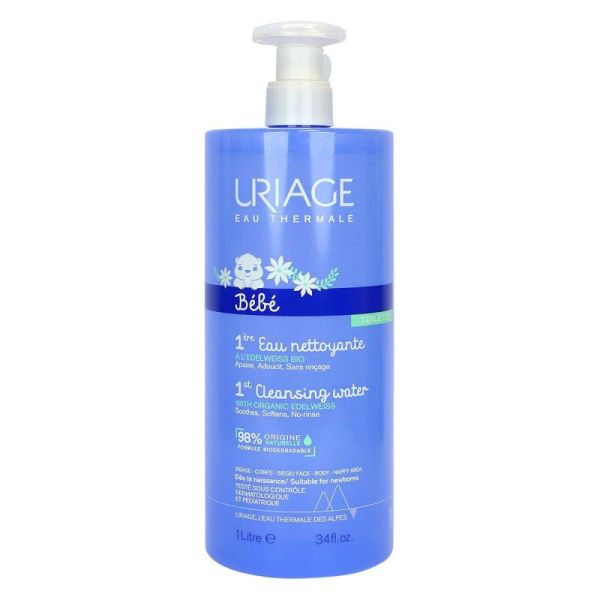 Uriage Bébé 1ère eau nettoyante 1 Litre
