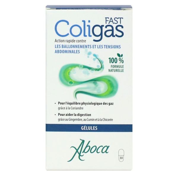 ColiGas ballonnements 30 gélules