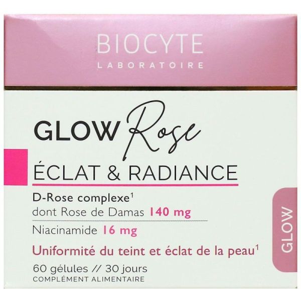 Biocyte Glowrose Gélules 60
