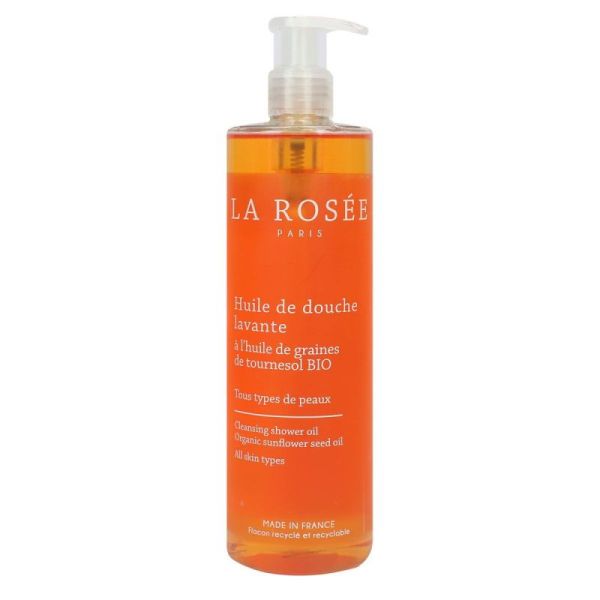 La Rosée Huile de douche lavante huile grain tournesol bio 400ml