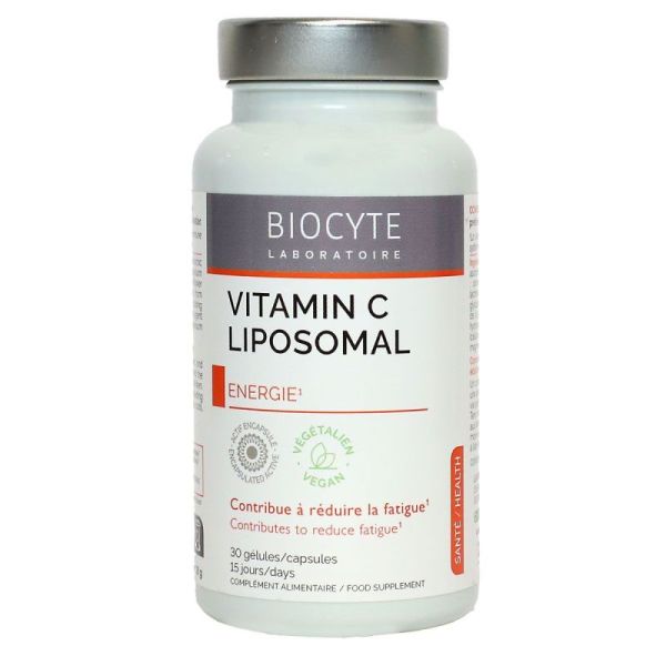 Biocyte Longevity Vitamine C liposomal 30 gélules