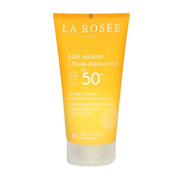 La Rosée Lait solaire huile abricot bio SPF 50+ 150ml