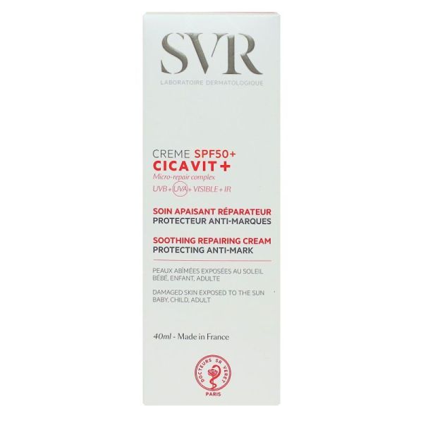 SVR Cicavit+ crème SPF50+ 40ml
