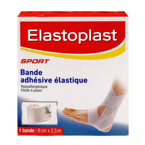 Elastoplast Bande adhésive élastique 6cmx2,5m