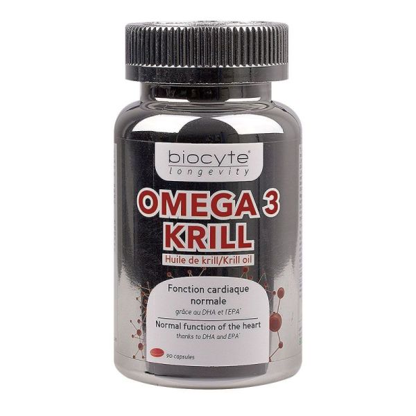 Biocyte Oméga 3 krill 90 capsules