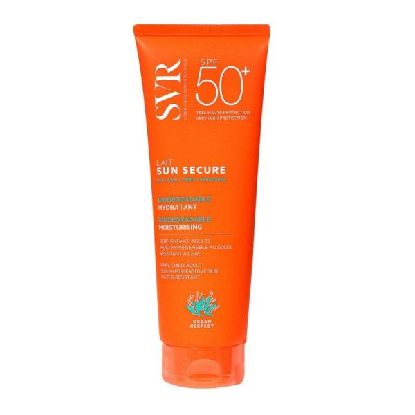SVR Sun Secure lait hydratant biodégradable SPF50+ 250ml