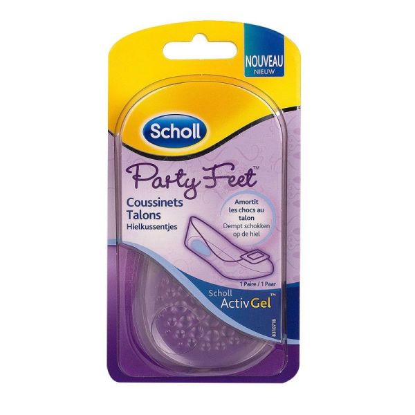 Scholl Party Feet 1 paire de coussinets talons