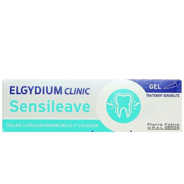 Elgydium Clinic Sensileave gel traitement sensibilité 30ml