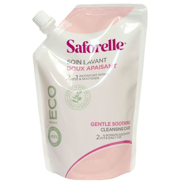 Saforelle Soin lavant intime recharge 400ml