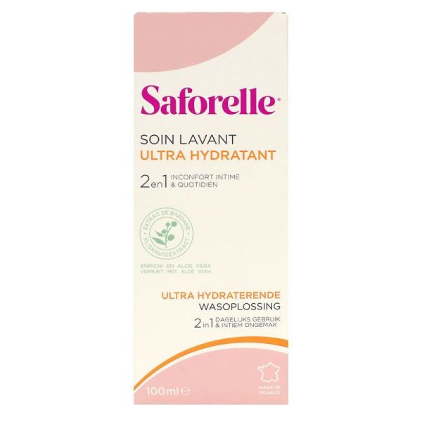Saforelle Soin lavant ultra hydratant 100ml