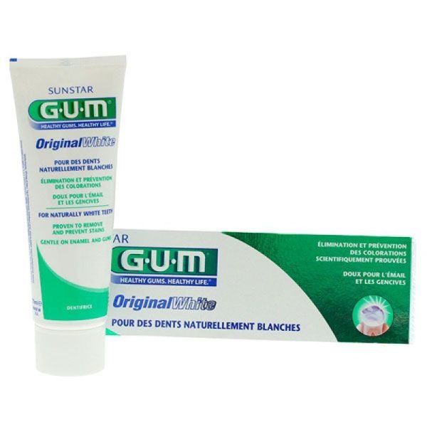 Gum Original White Dentifrice blancheur 75ml