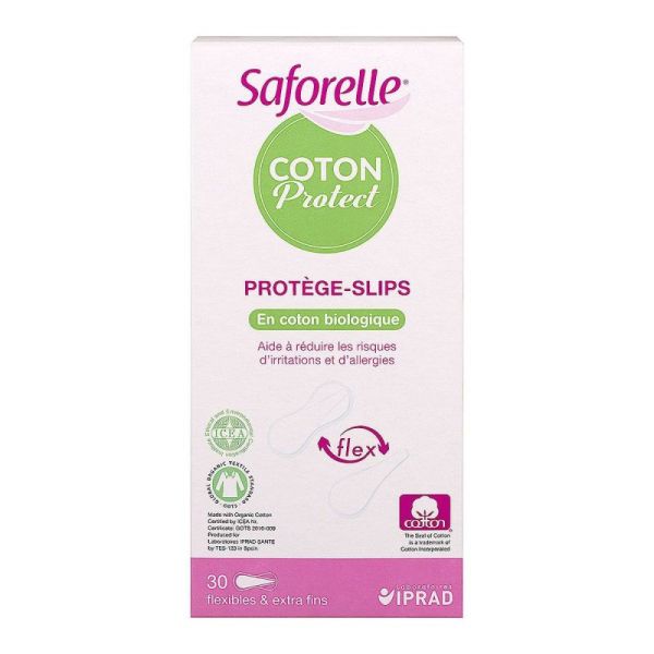 Saforelle Protège-slips flexibles & extra-fins x30