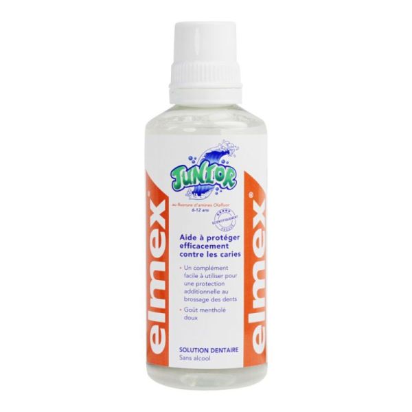 Elmex Bain de bouche junior 6/12 ans 400ml