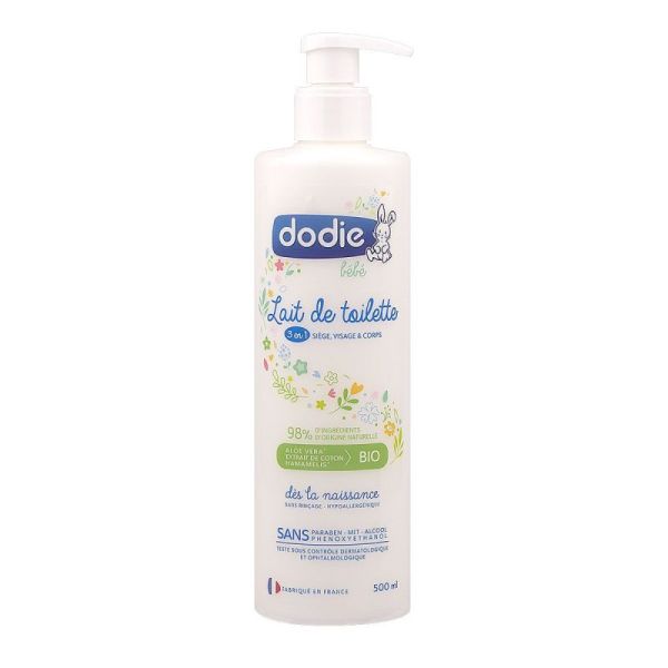 Dodie Lait de toilette 3en1 500ml