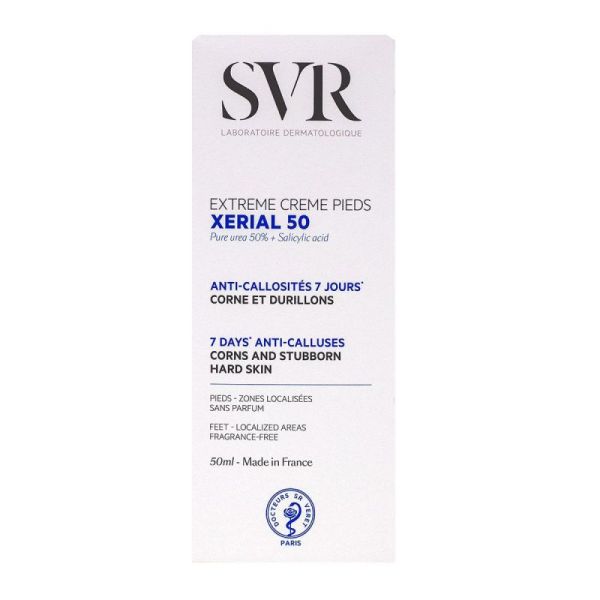 SVR Xérial 50 extrême crème pieds 50ml